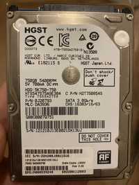 Hdd 750Gb HGST жесткий диск, винчестер, ноут