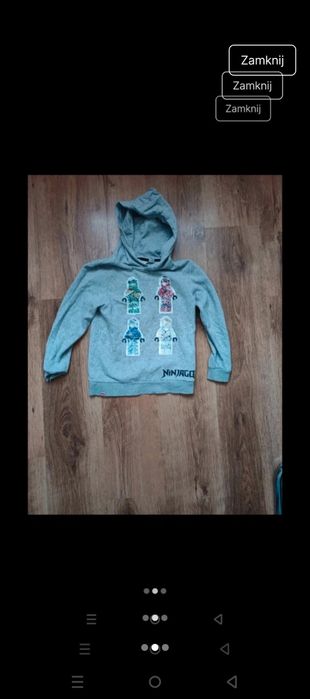 Bluza chłopięca z kapturem