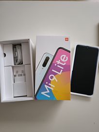 Xiaomi Mi 9 Lite 6/64GB niebieski super stan, komplet+szkło gratis