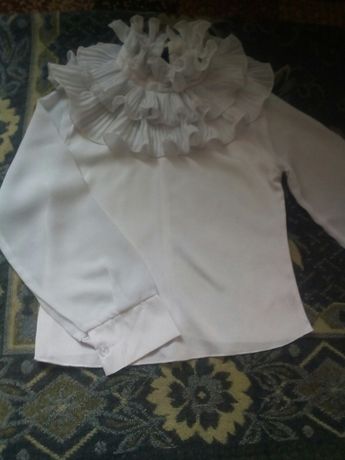 блузка белая детская