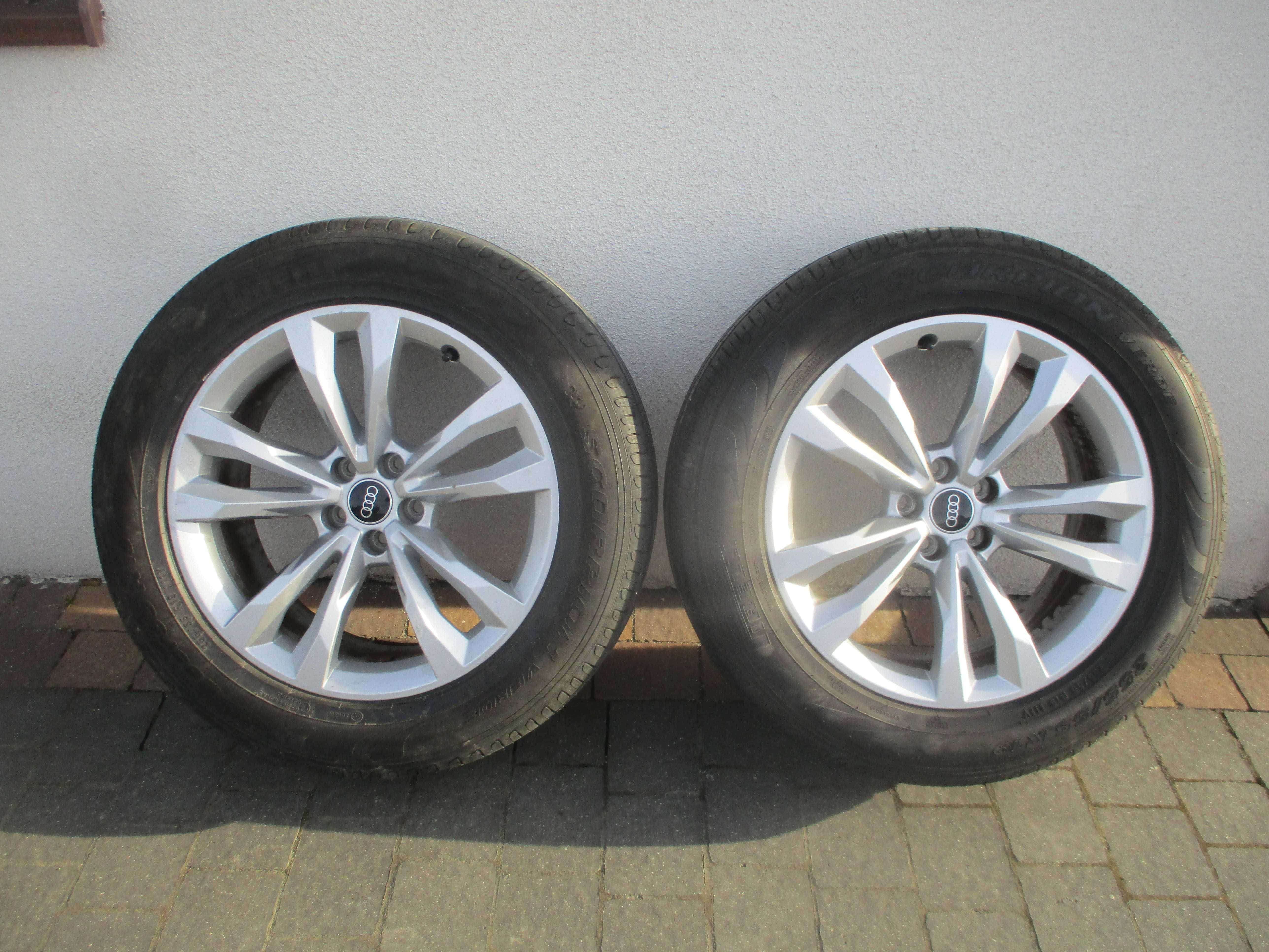 Felgi z Oponami Audi Q7 Pirelli Scorpion verde
