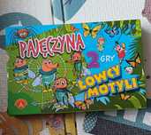 Pajeczyna + łowcy motyli gry planszowe przygodowe 4+