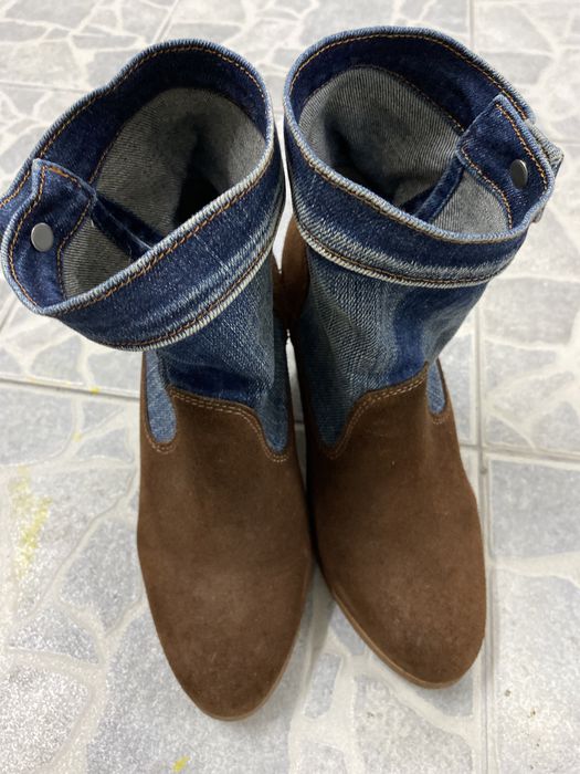 Botas de ganga e camurça, n.37