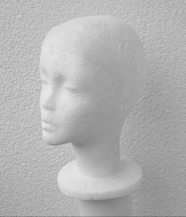 Transparentna Silikonowa opaska antypoślizgowa pod perukę biała