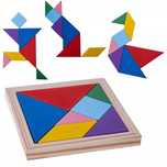 Układanka drewniana. Tangram. Askato