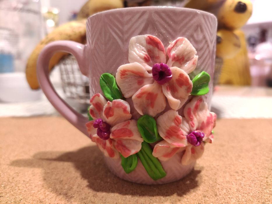 Kubki ręcznie zdobione - prezent