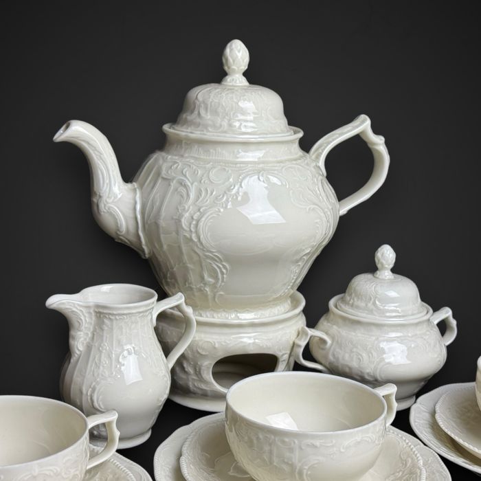 Serwis deserowy Rosenthal Sanssouci ecru do herbaty B4/12141