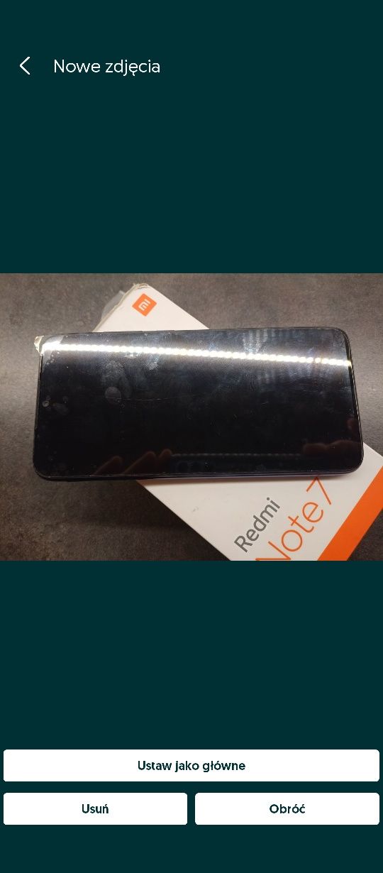 Red mi note 7 Red telefon kobiecy różowy jak nowy stan idealny
