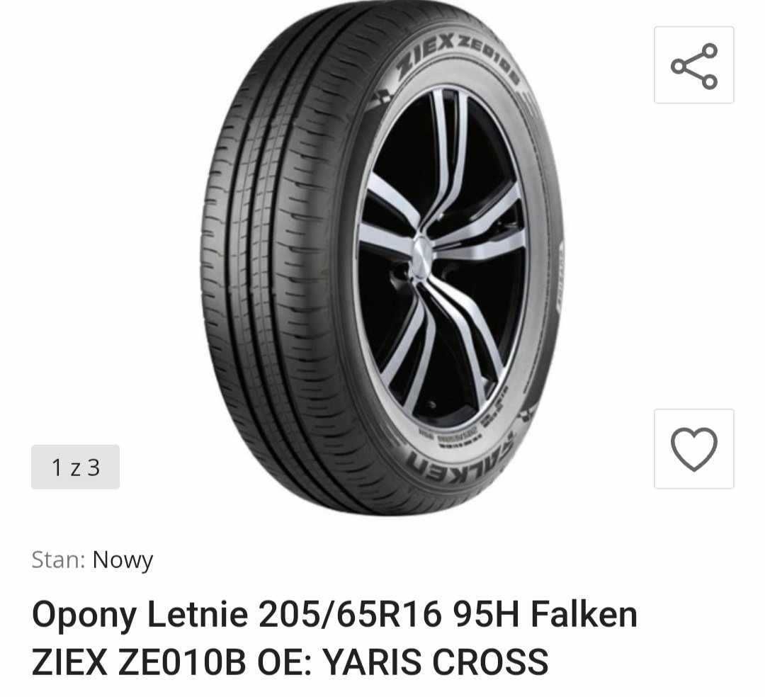 Opony letnie toyota Yaris Cross 205/65R16 95H Falken