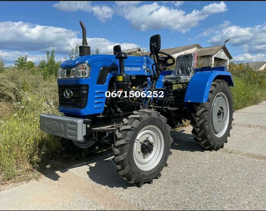 Мінітрактор Шифенг Shifeng 244 BF Дводискове зчеплення Повний привід