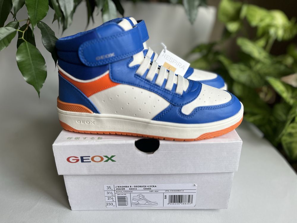 Дитячі кросівки 35р. 23,2см Geox Washiba,кроссовки,хайтопи на хлопчика