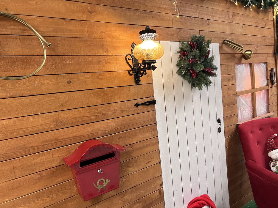 Cenario de Natal em madeira - oportunidade