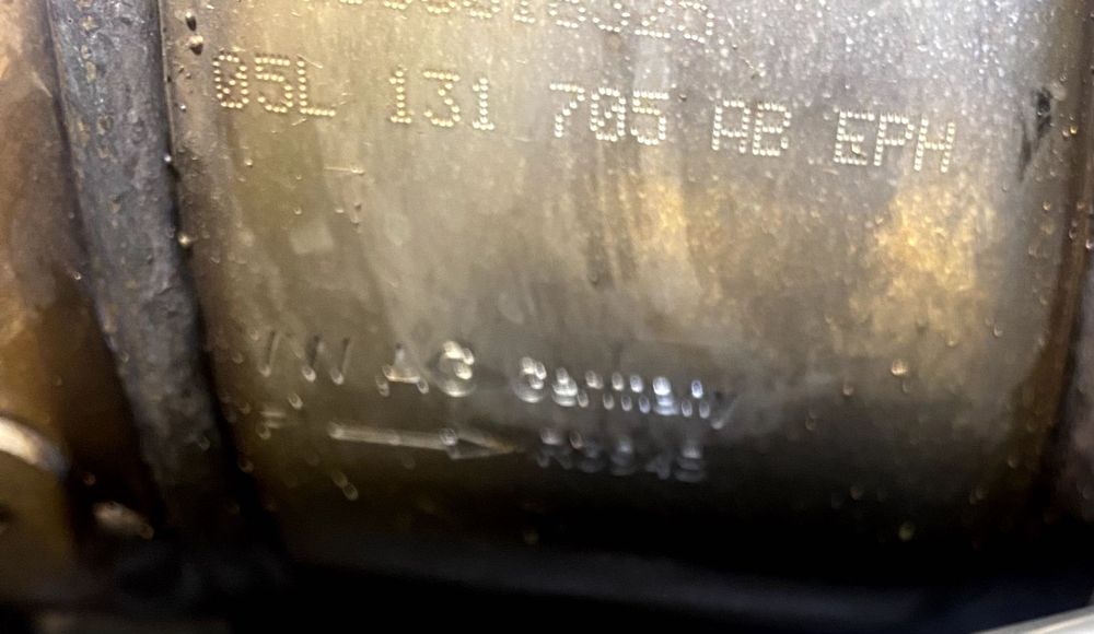 Katalizator Filtr Cząstek Stałych DPF VW PASSAT ARTEON TIGUAN GOLF
