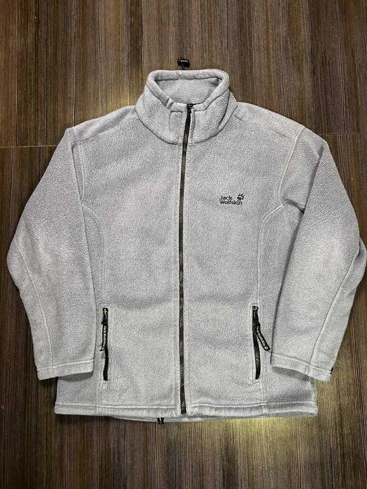 Polar Jack Wolfskin – męski M, niebieski, stan bardzo dobr