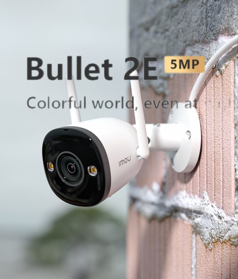 5mp уличная IP Dahua Imou Bullet 2E лучше Bullet 2c