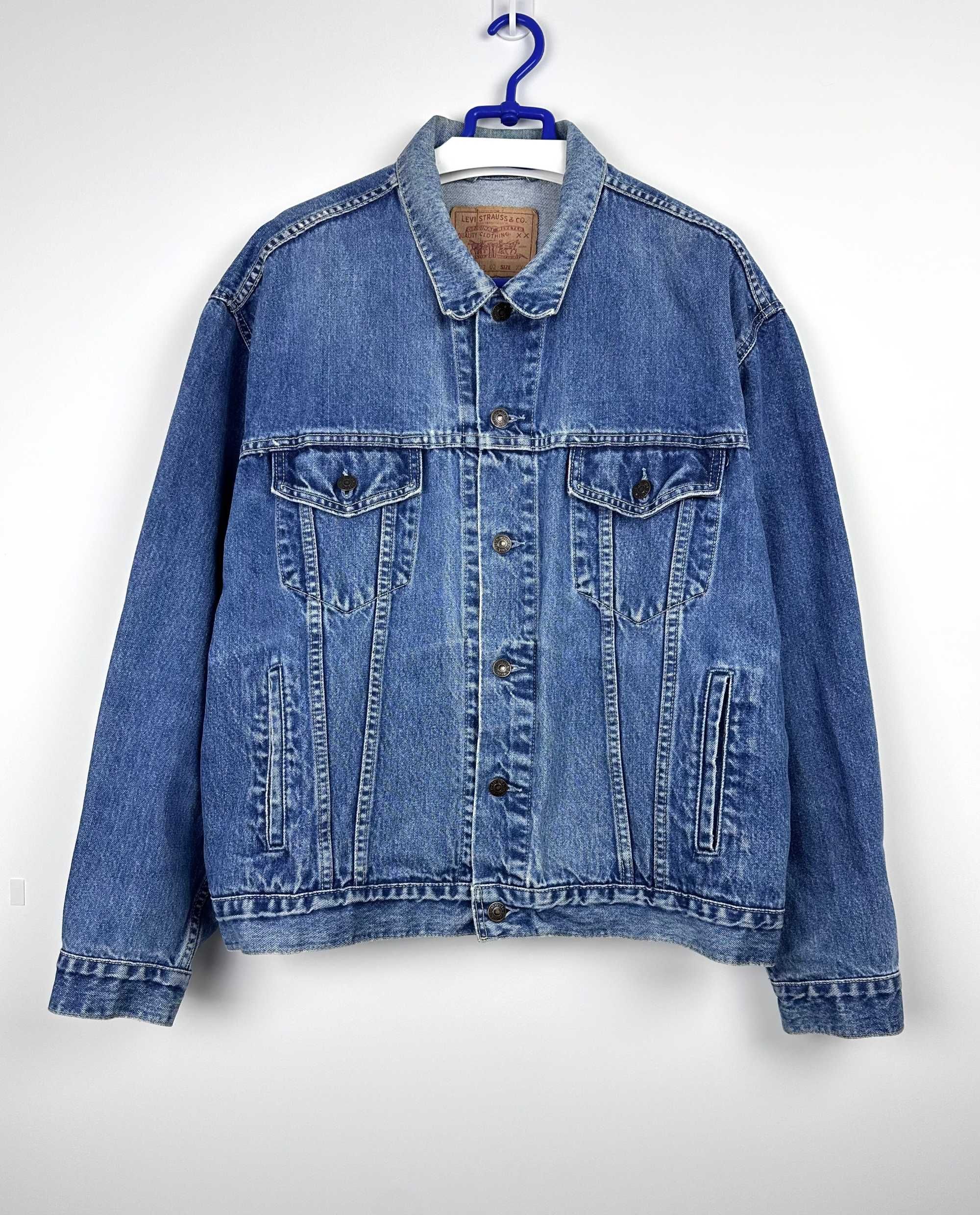 Kurtka jeansowa Levis Strauss katana męska denim r. XL