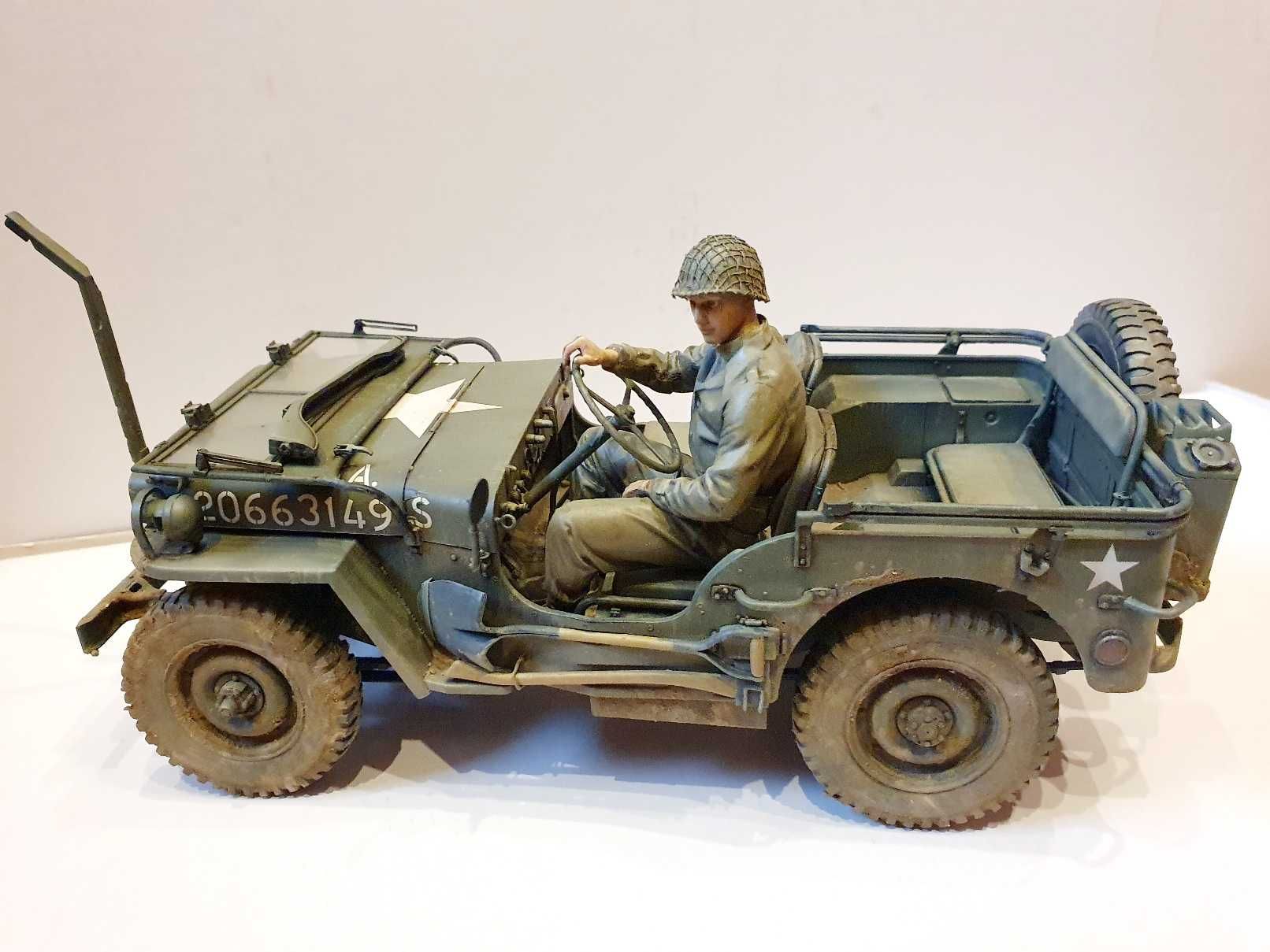 Gotowy model Jeep Willys 1:16 Takom