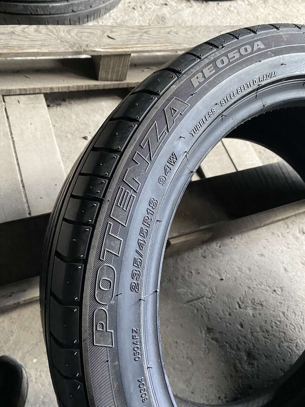 235.45.18 Bridgestone 1шт лето БУ склад шины резина из Европы 45 R18