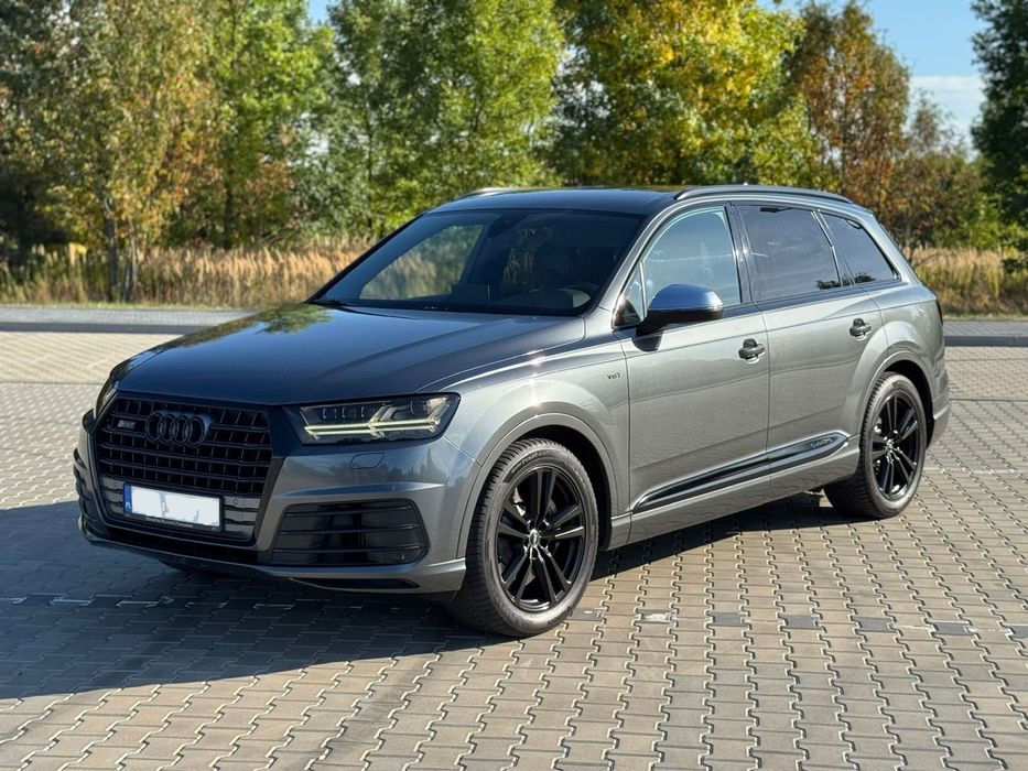 Audi Q7 Salon Polska V8 435KM Oś Skrętna Faktura VAT23% SUV Bezwypadkowy