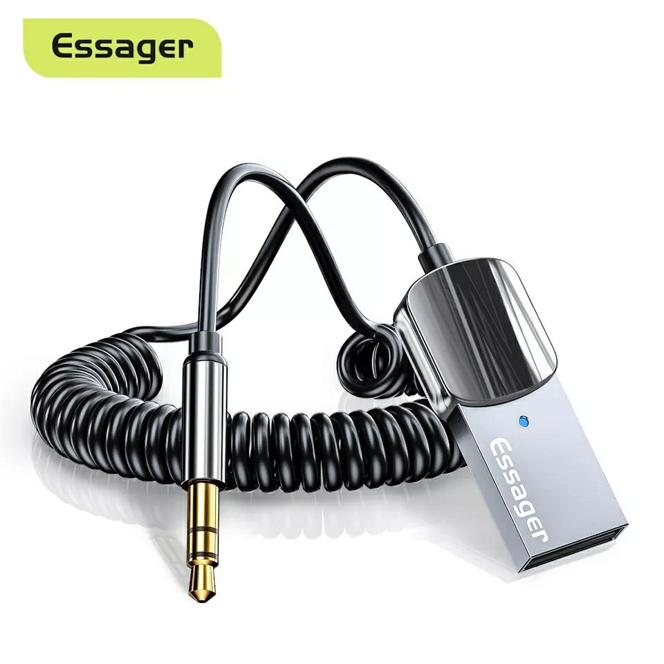 BT-Aux Бездротовий аудіо Bluetooth 5.0 адаптер в авто Essager EB01