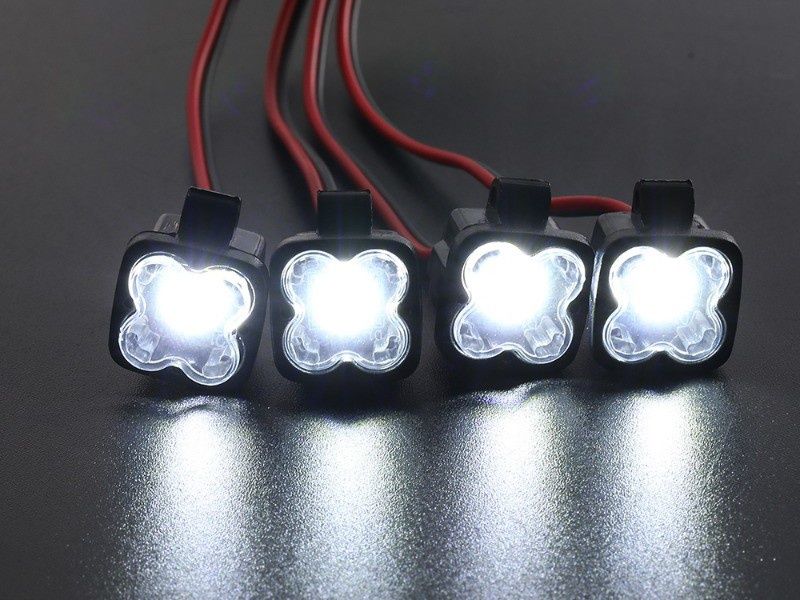 2 reflektory LED SMD 14x14mm do modelu rc TRAXXAS AXIAL REELY AMEWI HG