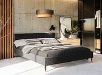 Łóżko sypialniane tapicerowane 140x200 | 160x200 skandynawskie loftowe