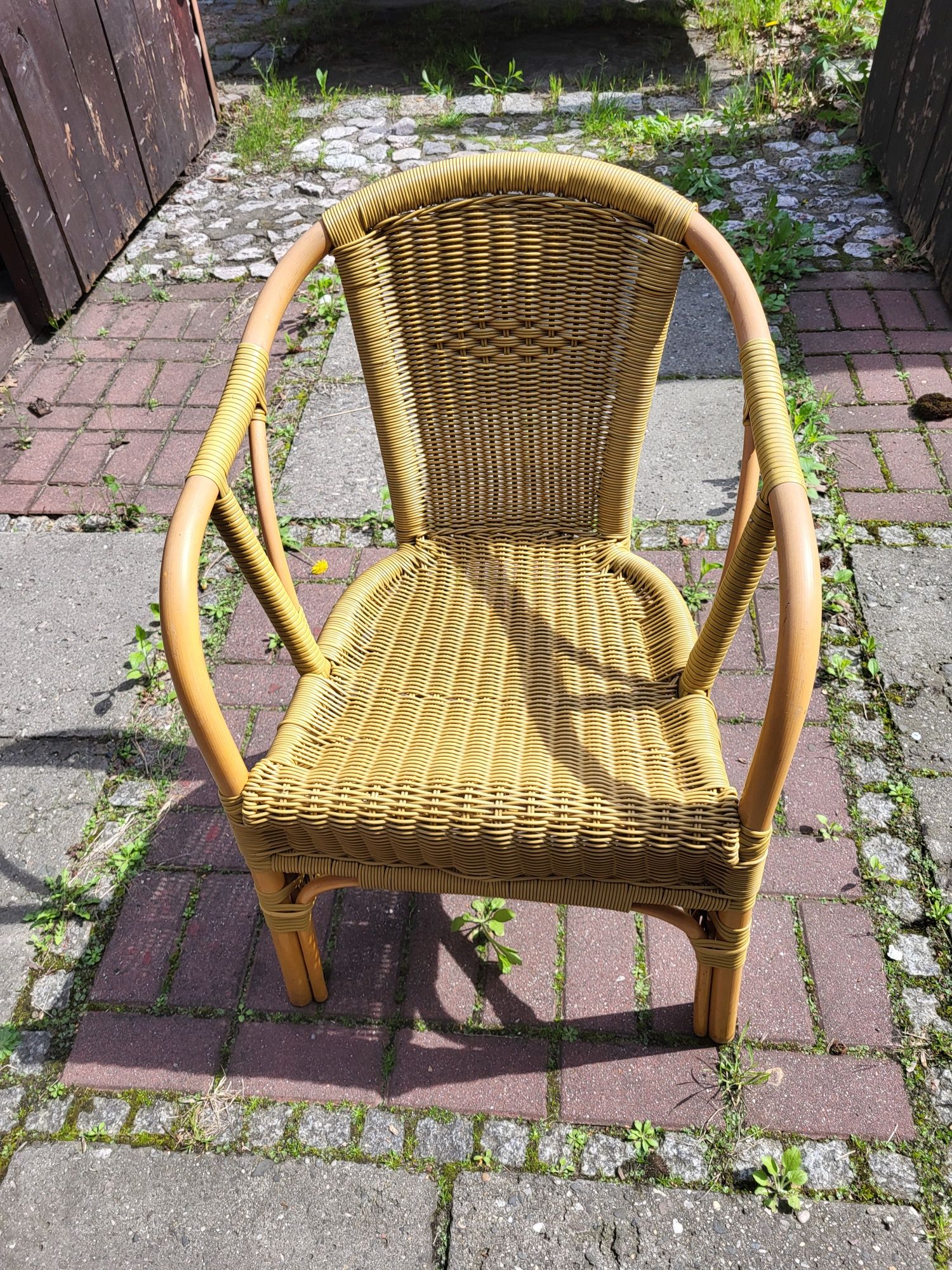 Fotel ogrodowy, krzesło,  rattan, technorattan