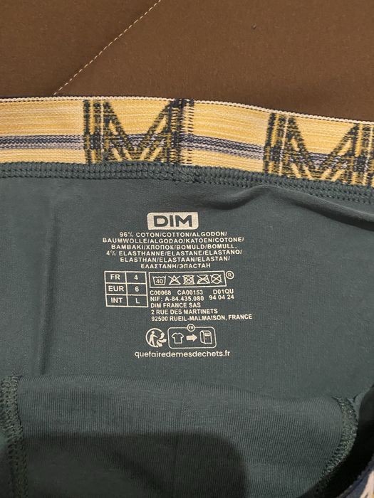 Boxeres da marca dim nunca usados