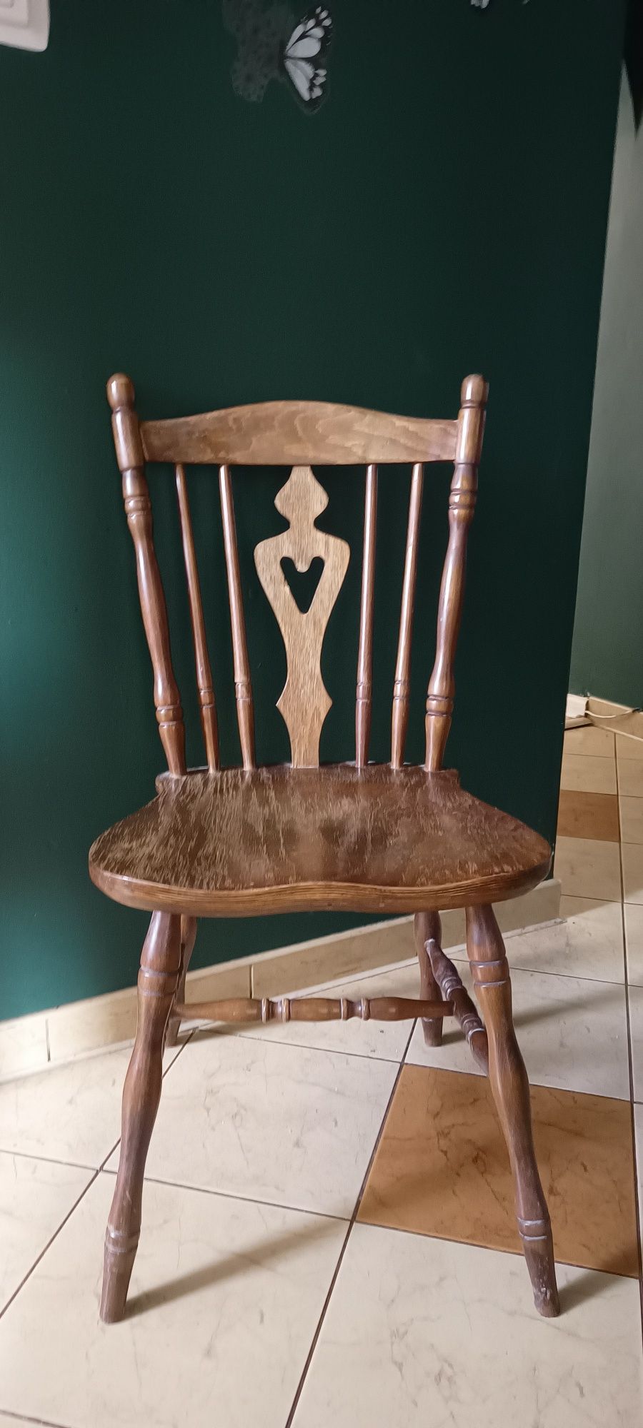 Krzesło PRL bukowe drewniane krzesło Radom Thonet