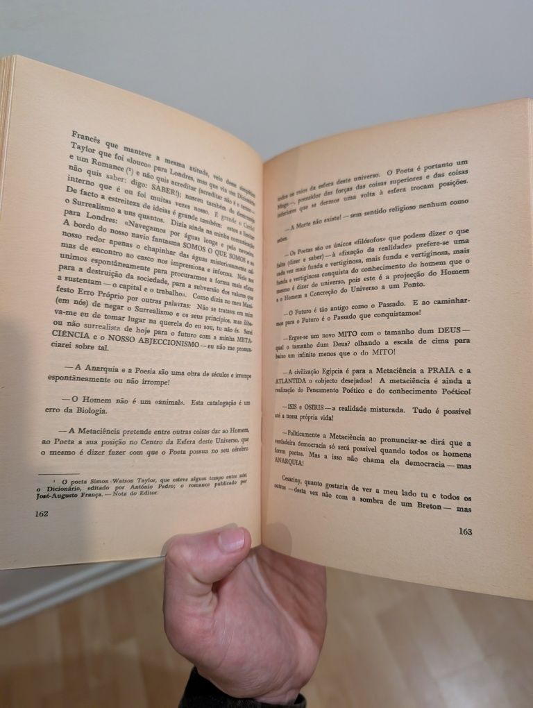 A intervenção surrealista - Mário Cesariny - Cruzeiro Seixas - 1a ed