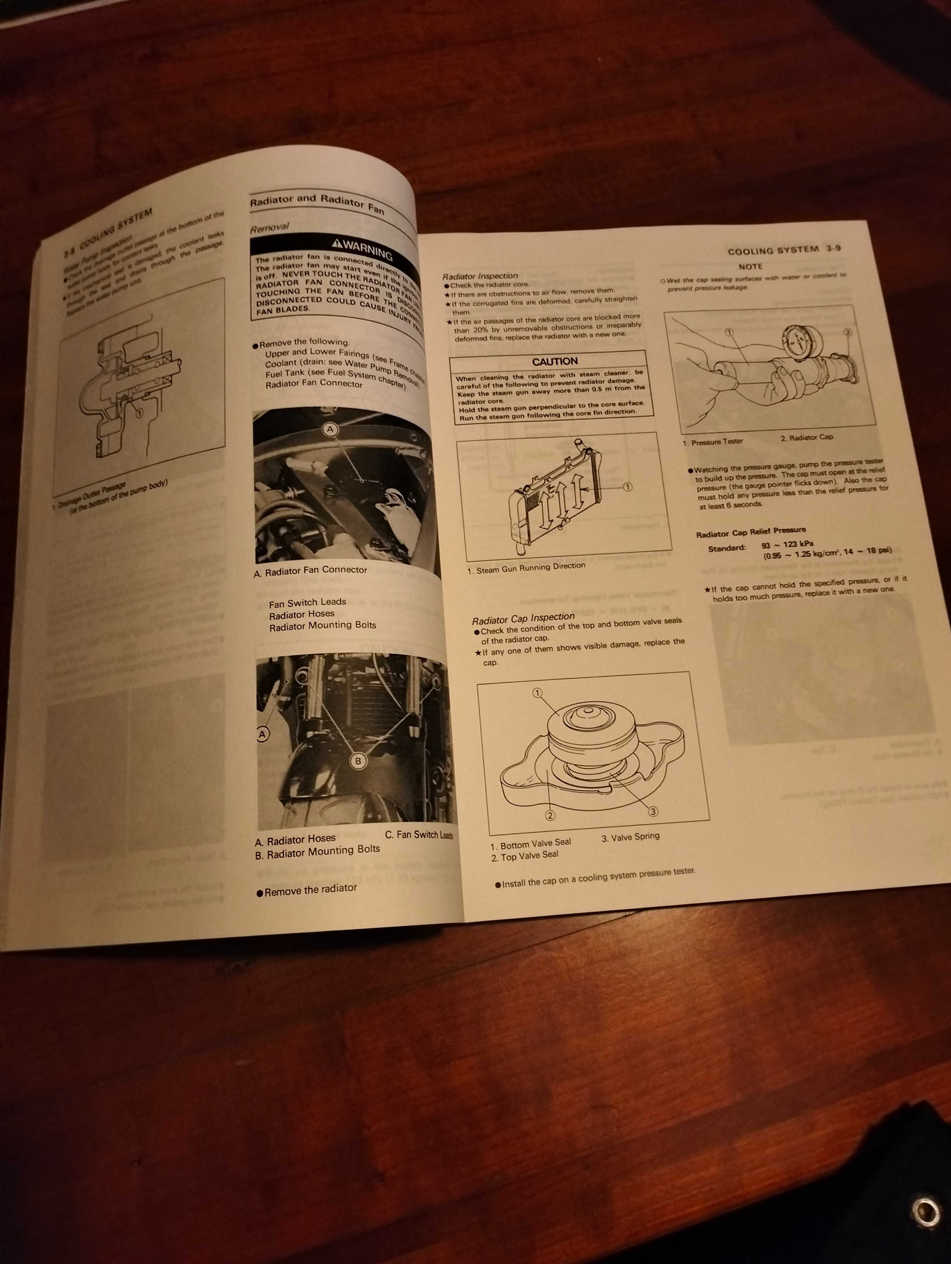 Manual Técnico oficial - Kawasaki Ninja ZX6, ZZR 500 e ZZR 600