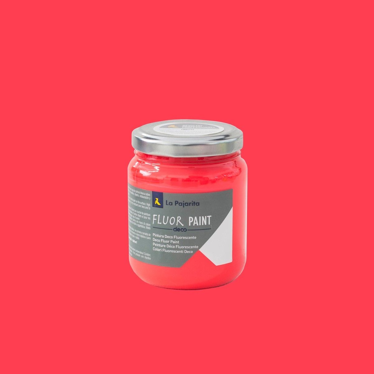 Farba Fluorescencyjna UV 175ml akrylowa CZERWONA