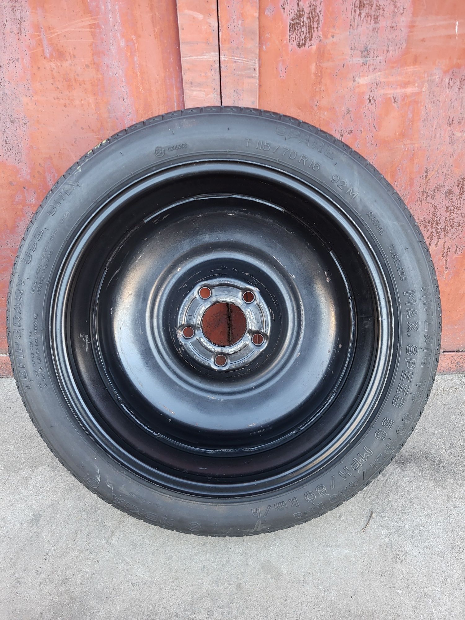 Запаска Докатка R16 5x110 ET43 Opel Vectra-C Zafira Omega Signum Astra