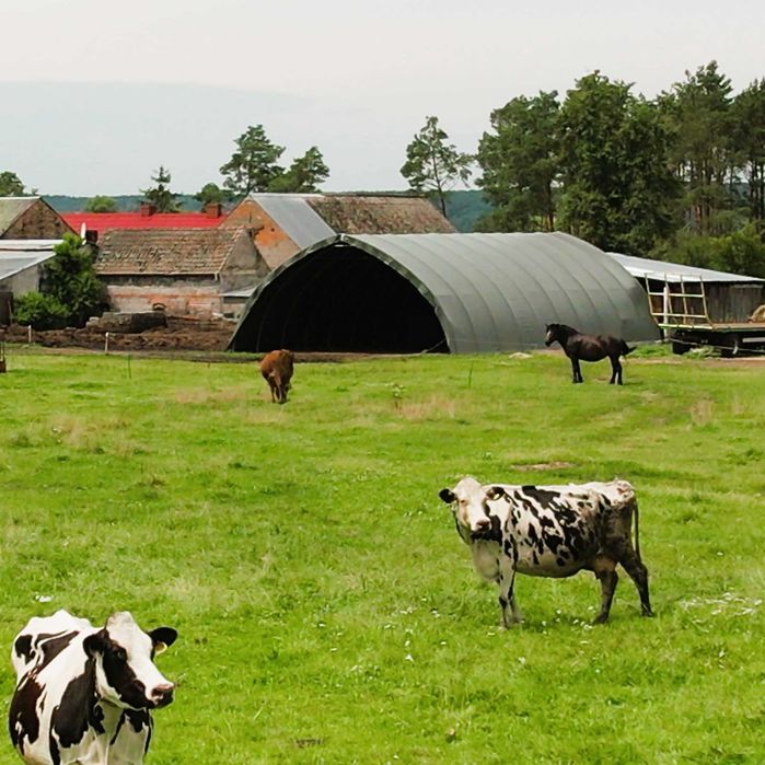 Hala Namiotowa Łukowa, Tunel, Namiot 9,15x12m. Całoroczna! na baloty