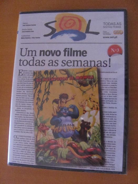 DVD's desenhos animados