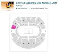 Bilet-y na: Siatkarska Liga Narodów VNL - półfinały - Łódź - 29.06.24r