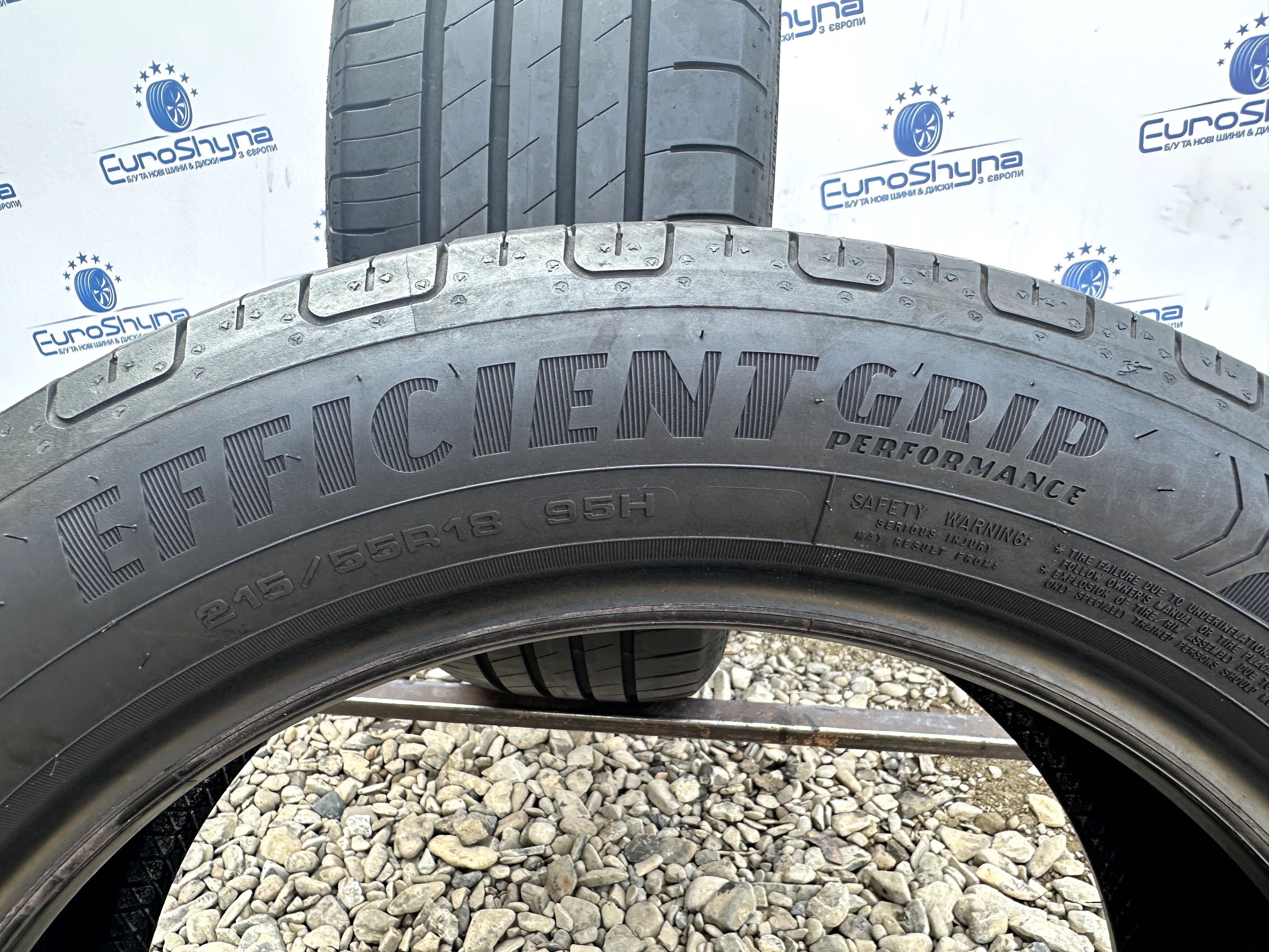 Літні шини 215 55 R18 95H Goodyear Efficient Grip.  2020р
