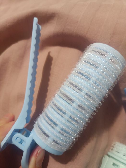 Wałki klipsy do włosów z zapieciami