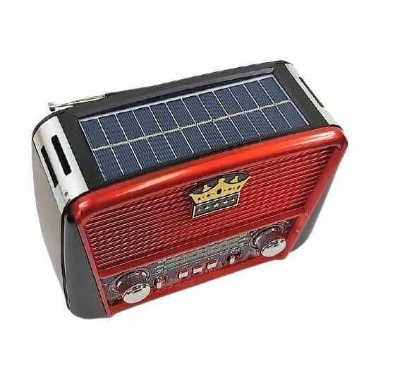 Nowe radio solarne przenośne RETRO sieciowo-bateryjne AM, FM, SW