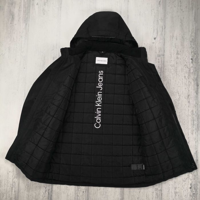 Calvin Klein męska kurtka Parka S zimowa okazja ciepła
