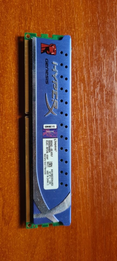 Память kingston hyperx ddr3, 2gb