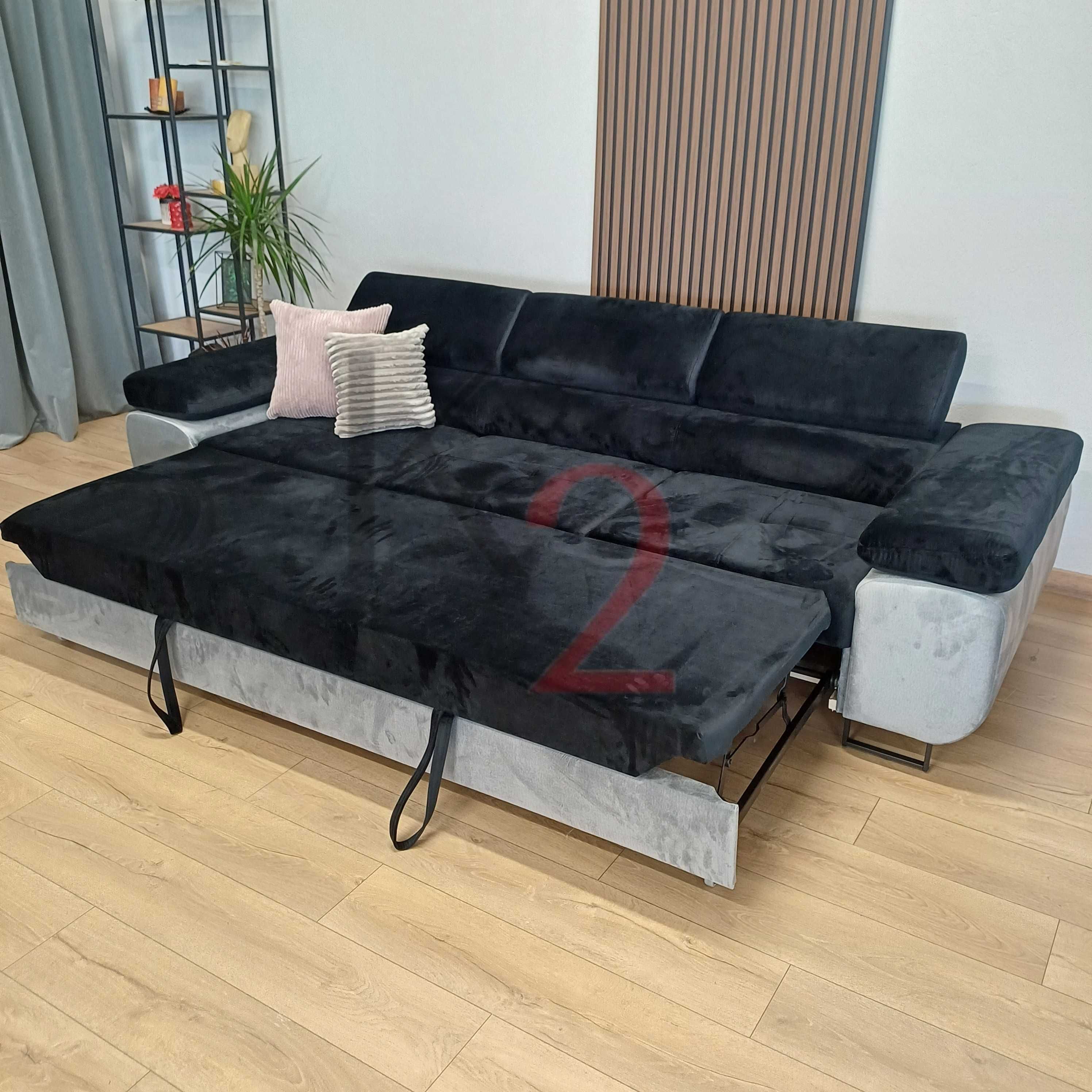Sofa Arteon, regulowane zagłówki, funkcja spania, gratis poduszka