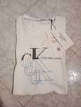 T-shirt branca Calvin Klein jeans