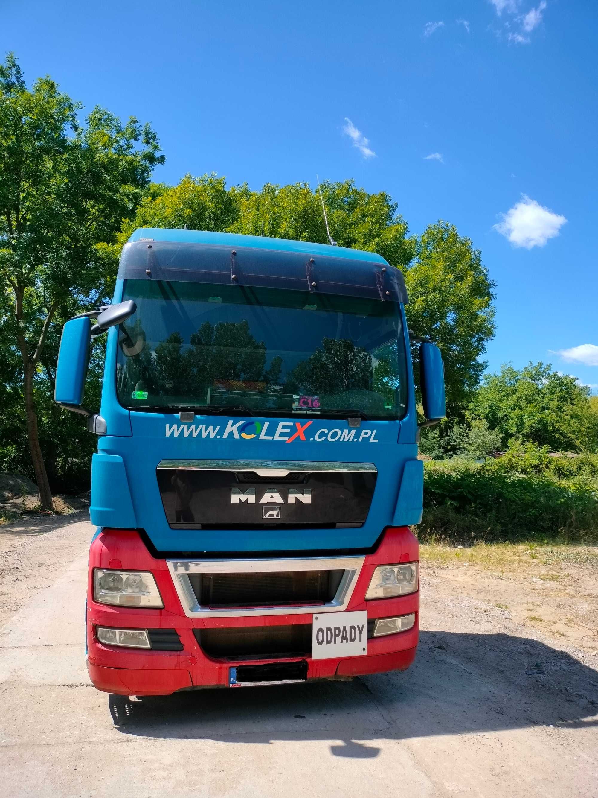 MAN tgx 26.480 6x2 przewóz kontenerów, hakowiec
