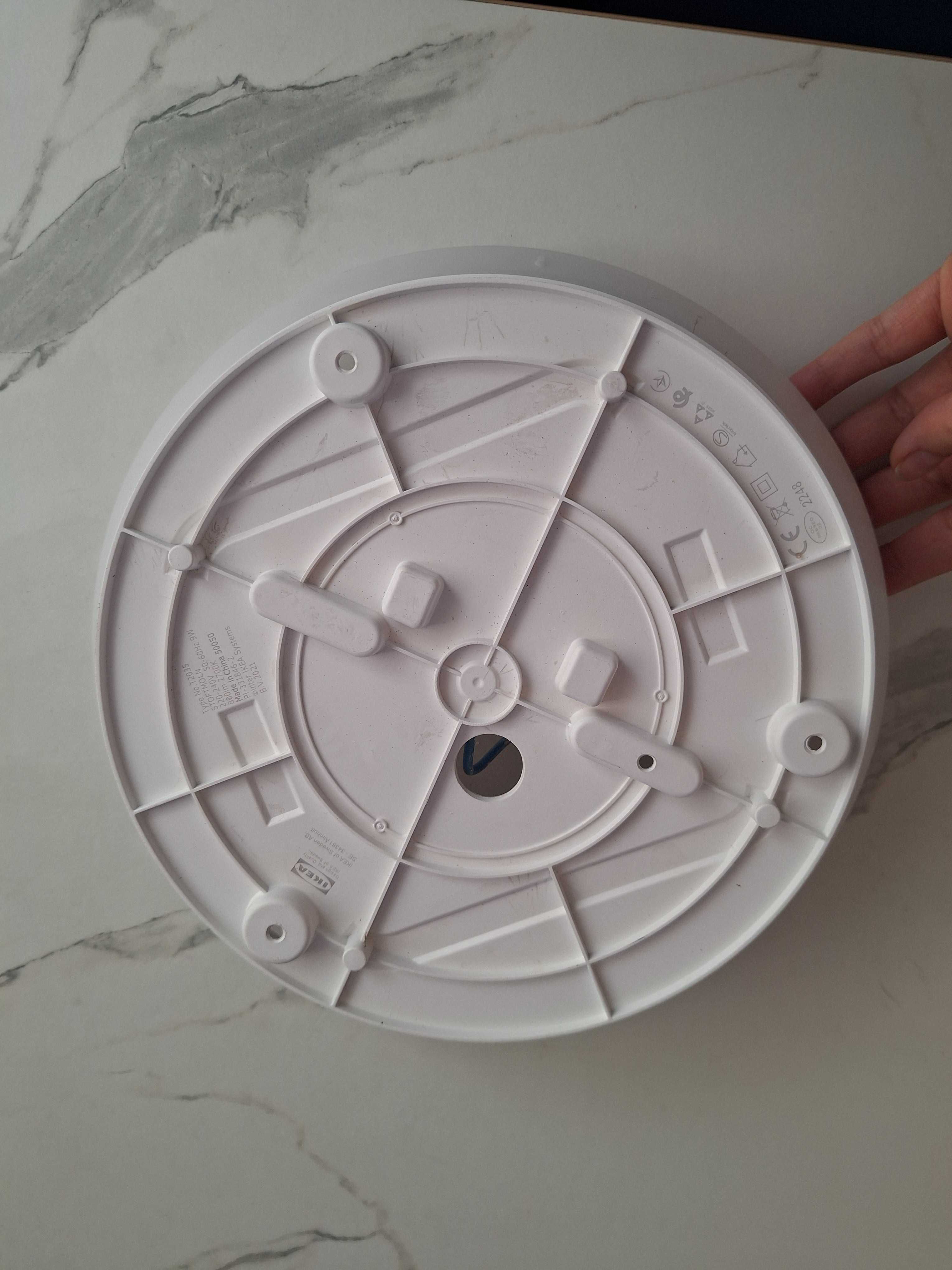 Ikea stoftmoln Lampa sufitowa/ścienna LED smart przyciemniany biały