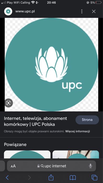 Pakiet internetu UPC taniej na rok!