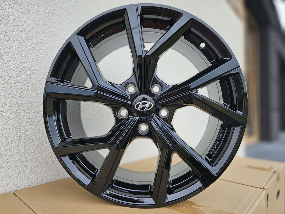 Hyundai 18 " Nowe Czarne 5x114,3 Tucson Kona i30 Veloster ix35 Felgi