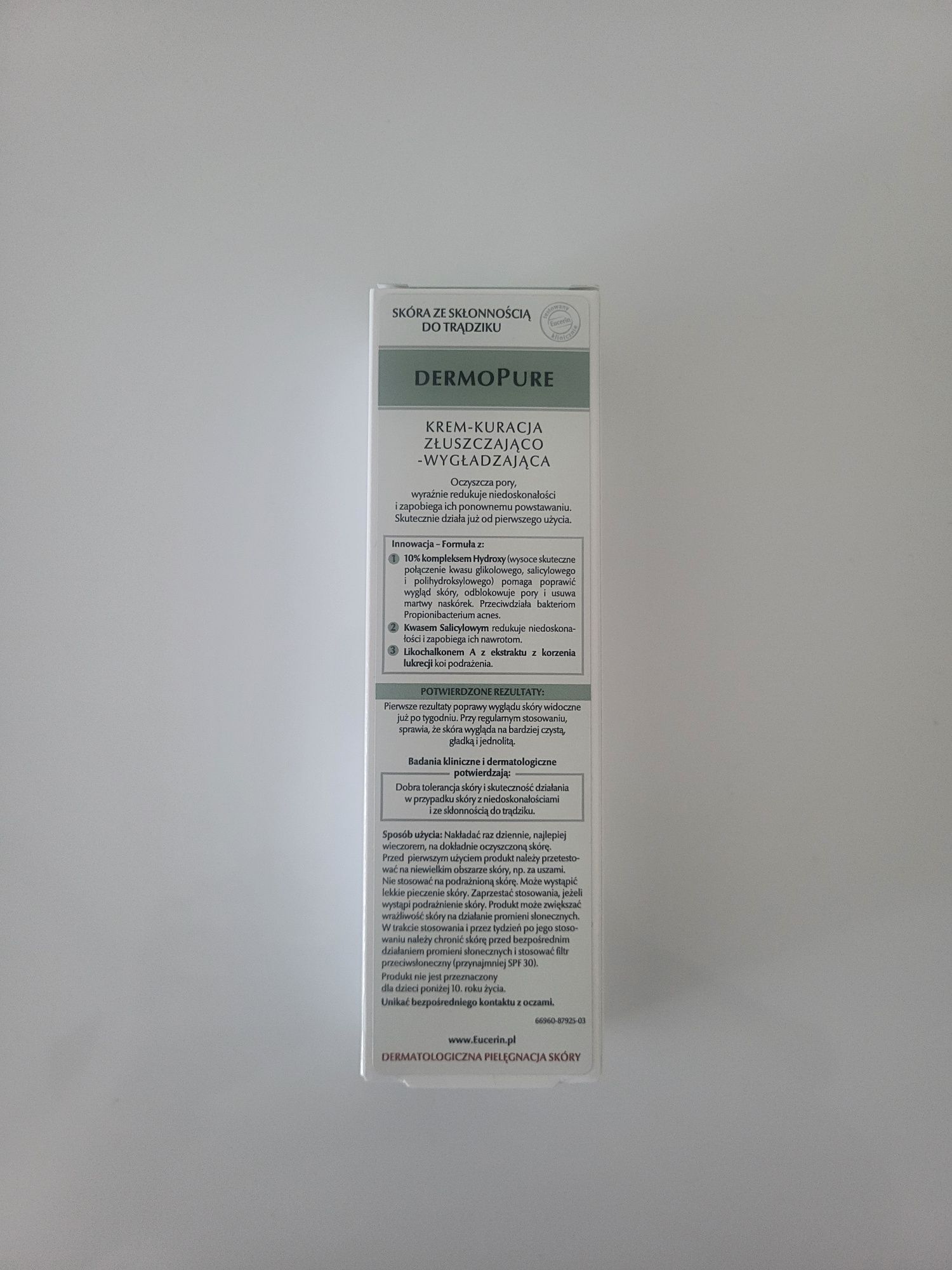 Eucerin DermoPure krem-kuracja złuszczająco-wygładzająca