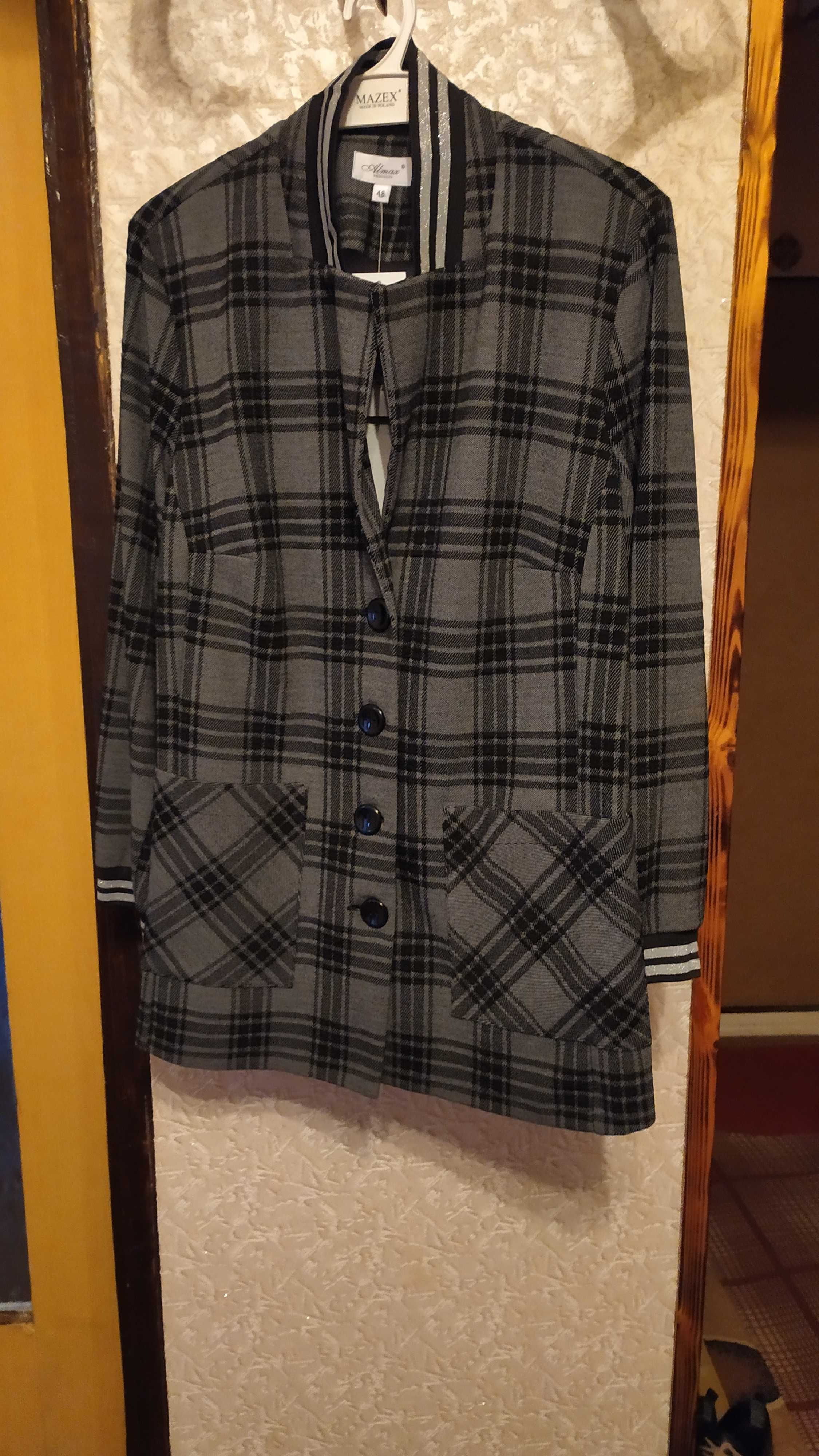 Продам новый женский пиджак Almax, Польша (на размер 54)