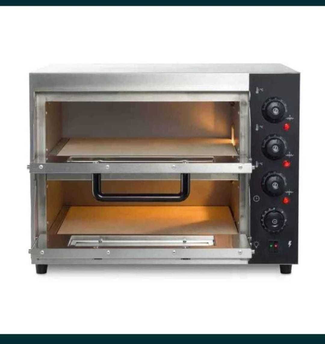 Forno de Pizza novo Compact 2 x 40cm 230 V 350°C